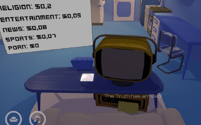 Dystopicon é uma distopia onde assistir TV virou trabalho. Pensando bem, estamos tão longe disso?